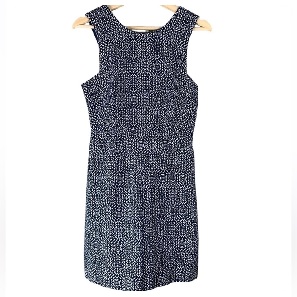 H&M sheath tweed printed dress